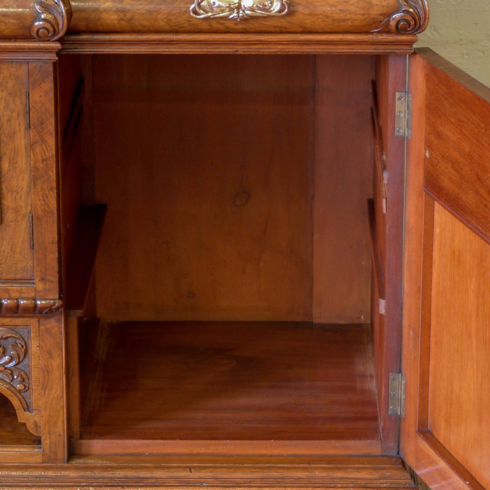 Victorian Pollard Oak Sideboard View XI