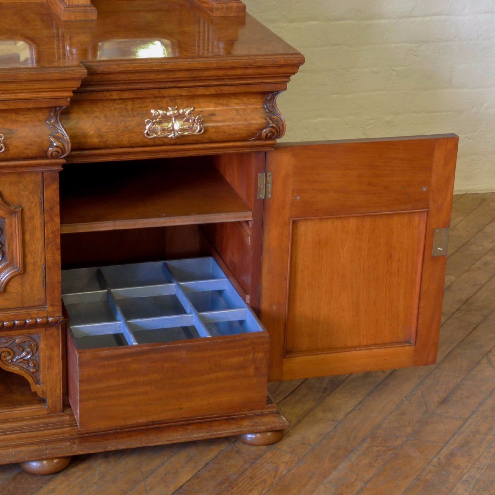 Victorian Pollard Oak Sideboard View XVIII
