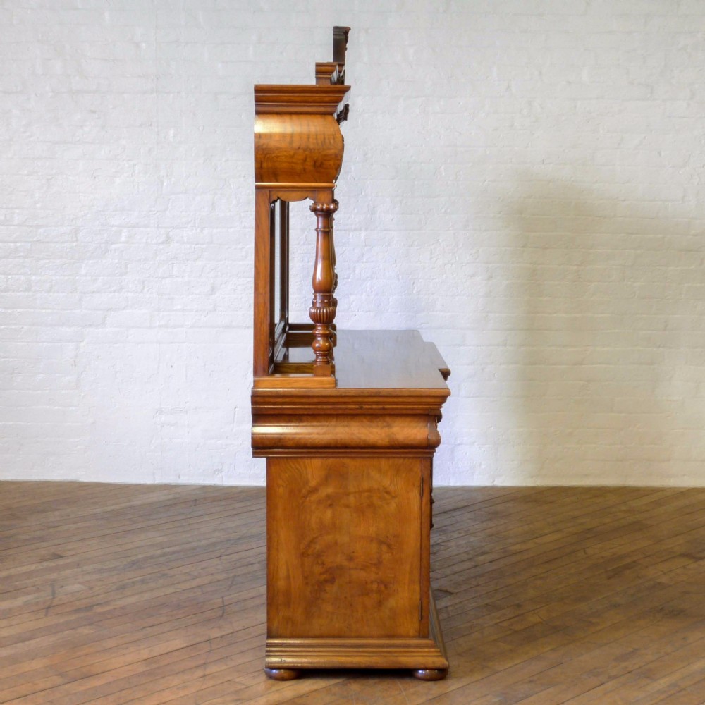 Victorian Pollard Oak Sideboard View XIX