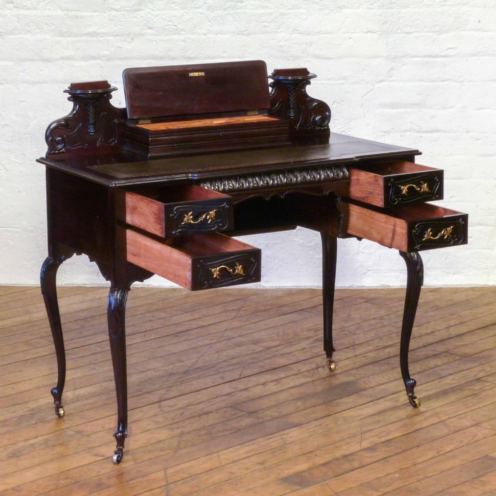 Edwardian Mahogany Ladies Writing Desk View II