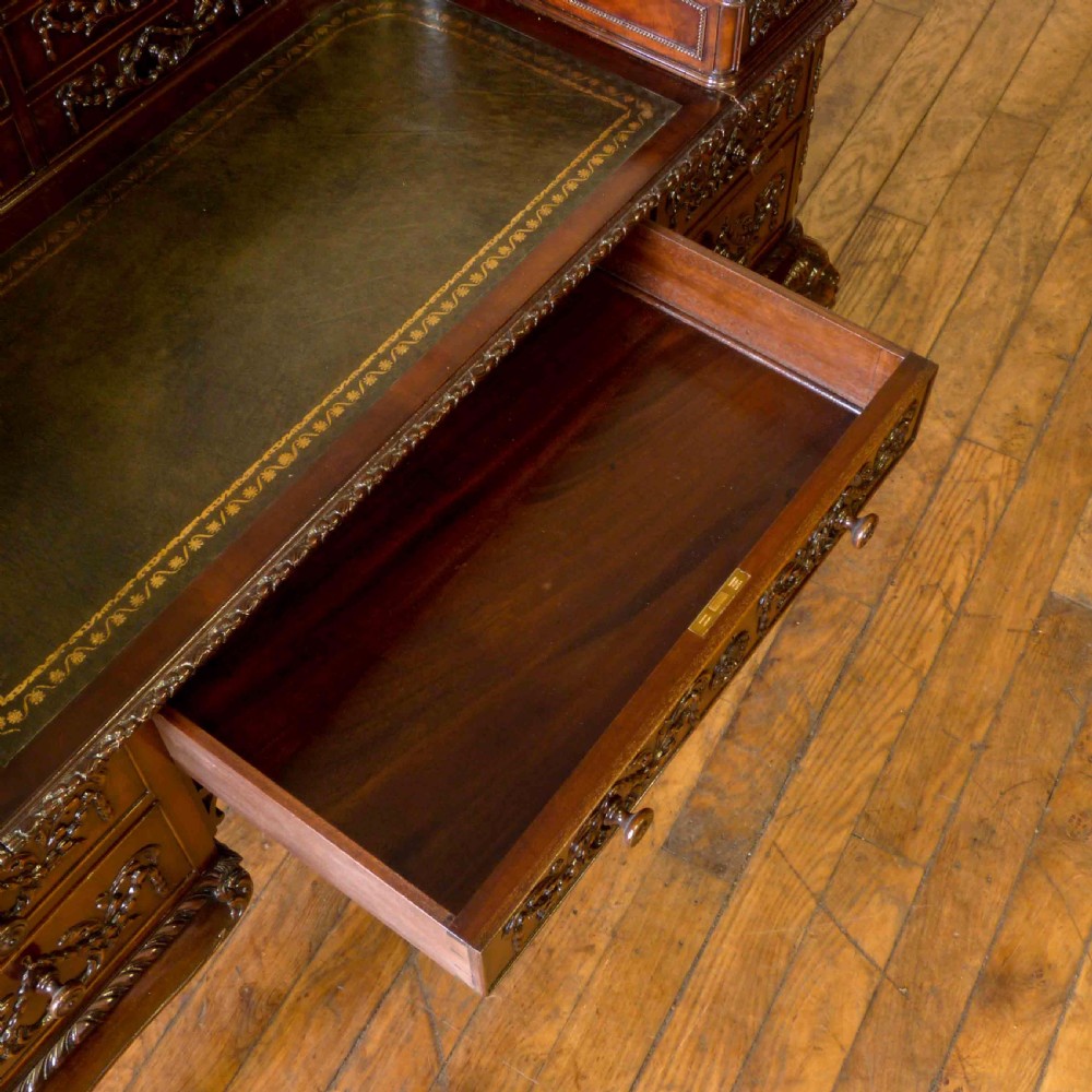 Victorian Mahogany Carlton House Desk View III