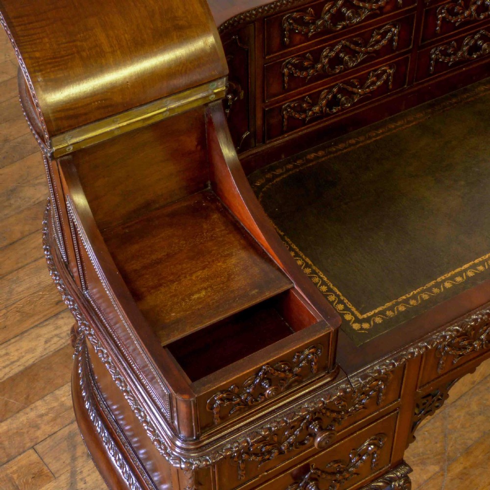 Victorian Mahogany Carlton House Desk View V