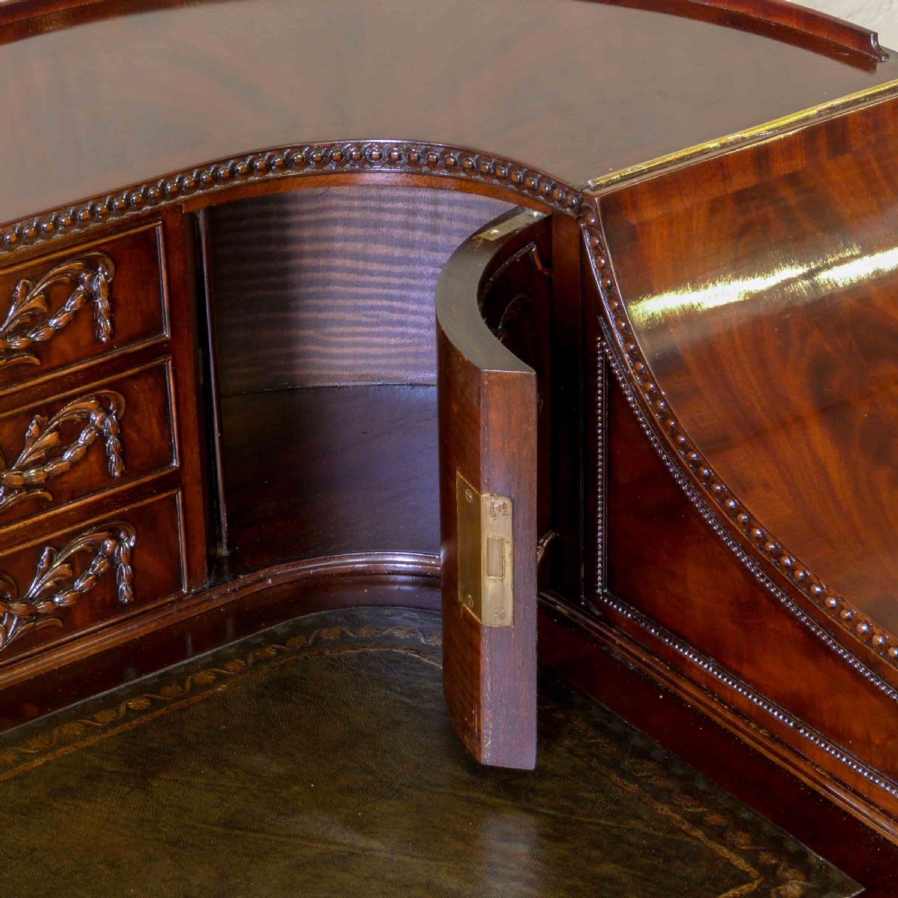 Victorian Mahogany Carlton House Desk View IX
