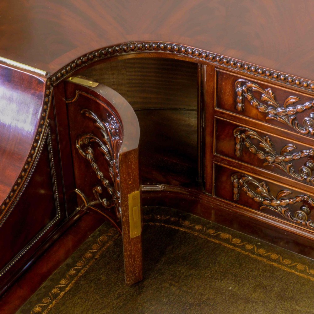 Victorian Mahogany Carlton House Desk View X