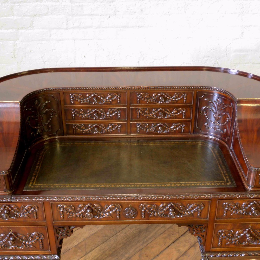 Victorian Mahogany Carlton House Desk View XI