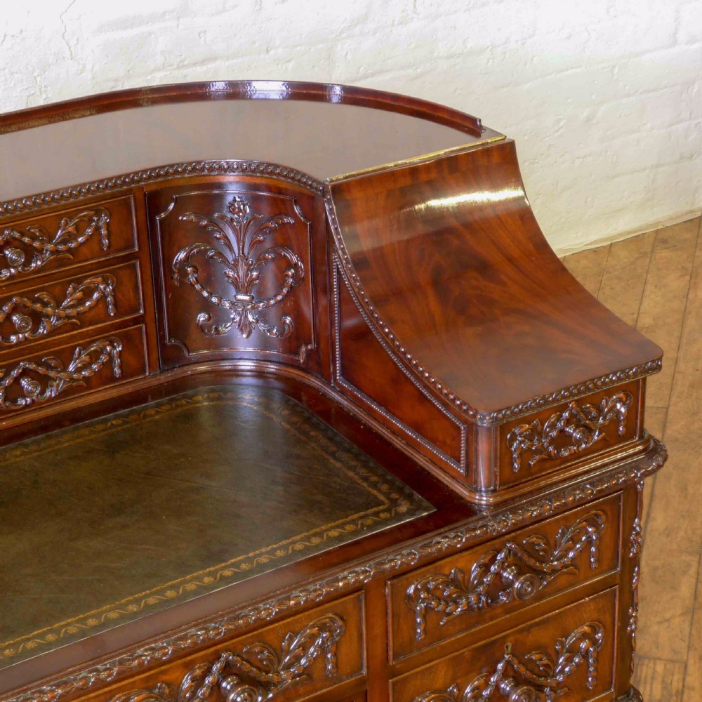 Victorian Mahogany Carlton House Desk View XII