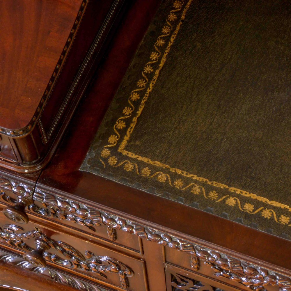 Victorian Mahogany Carlton House Desk View XIV