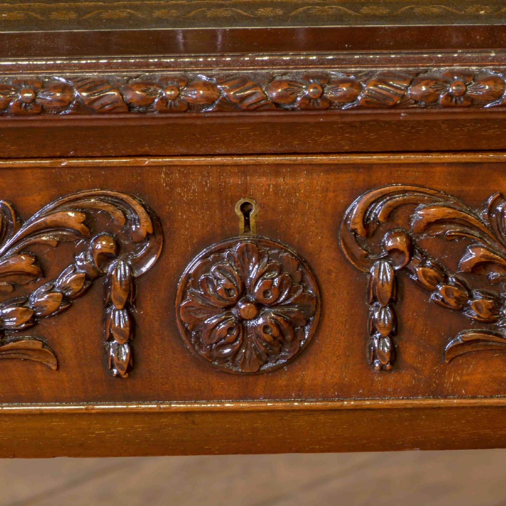 Victorian Mahogany Carlton House Desk View XVI