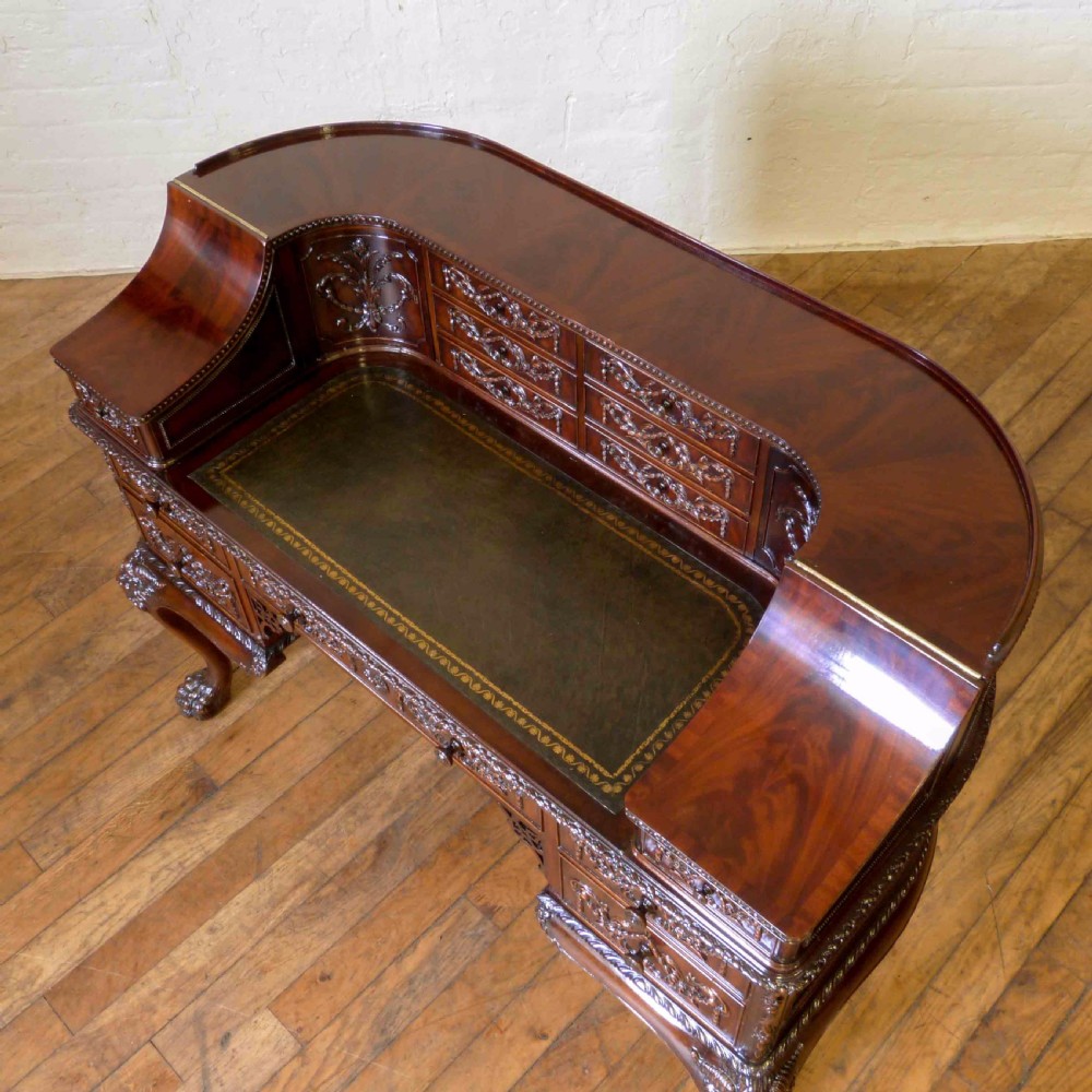 Victorian Mahogany Carlton House Desk View XVIII