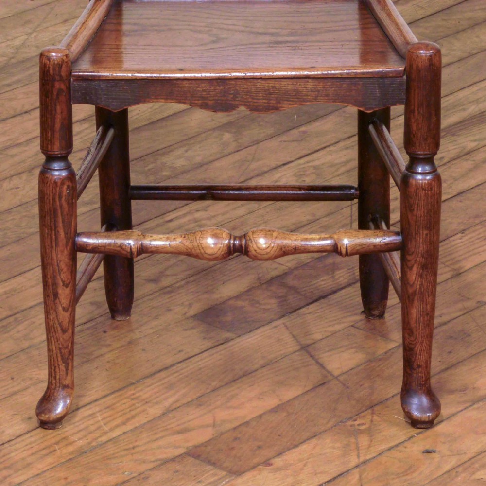 Set of Eight 18th Century Ash and Elm Country Chairs View IV