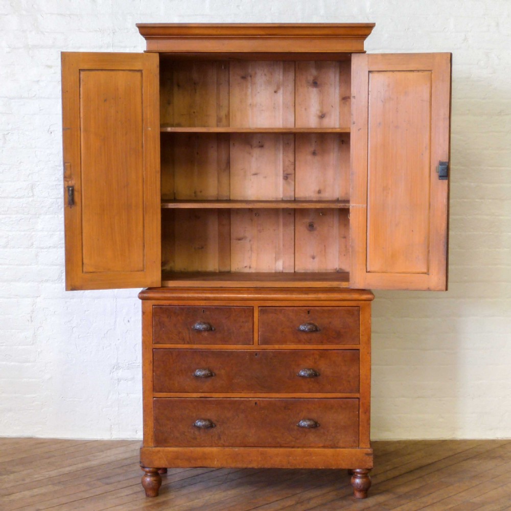 Victorian Pine Linen Press View II
