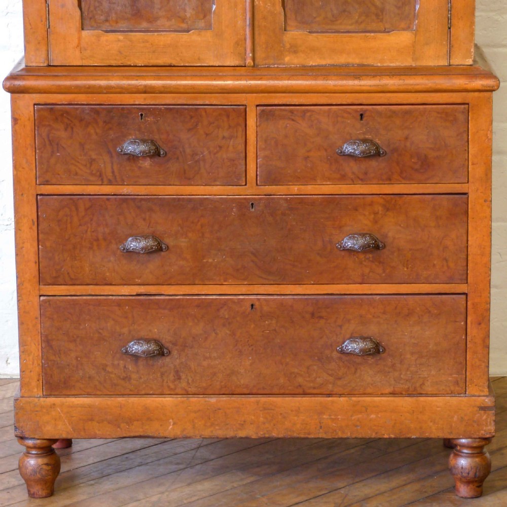 Victorian Pine Linen Press View VII