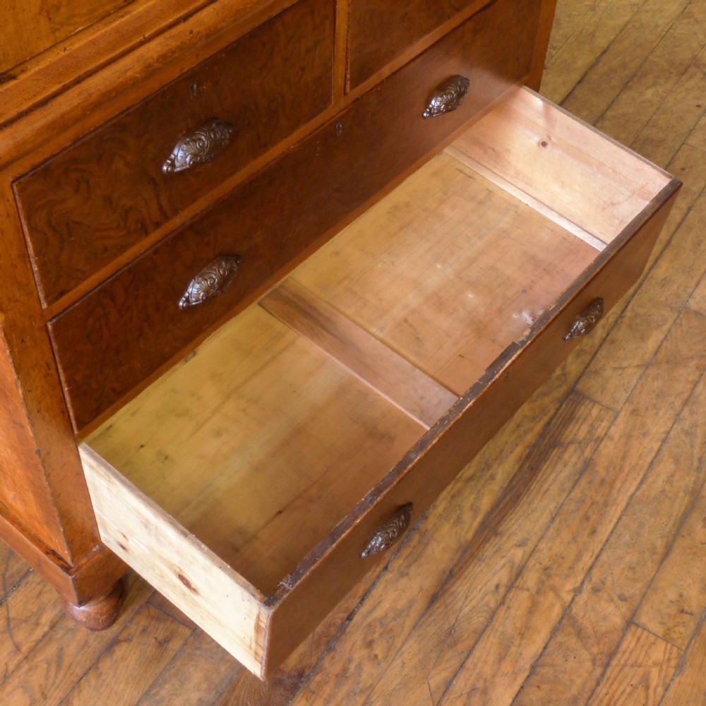 Victorian Pine Linen Press View IX