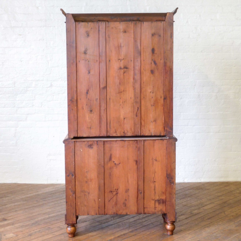 Victorian Pine Linen Press View XII