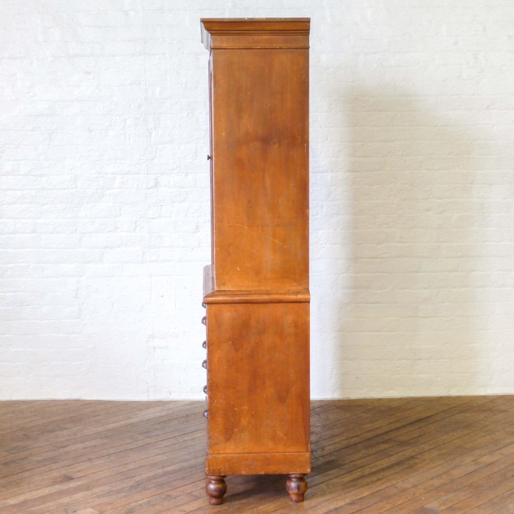 Victorian Pine Linen Press View XIII
