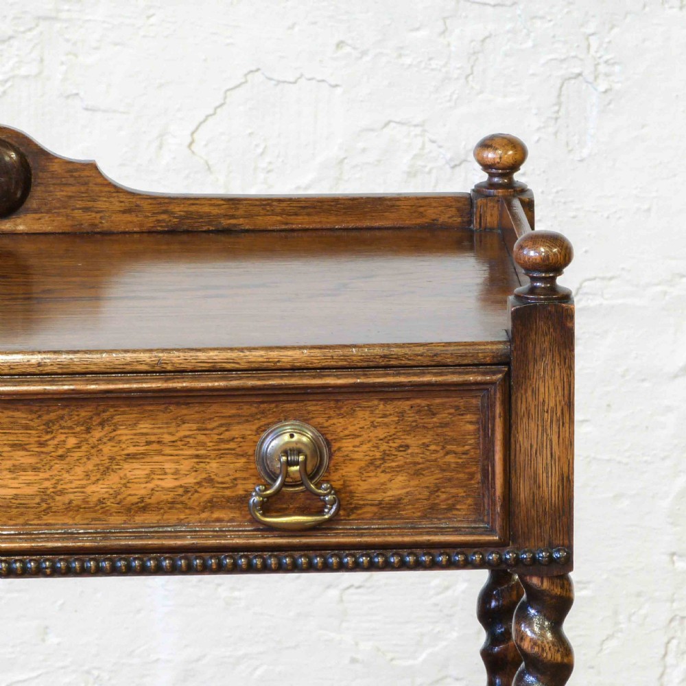 Oak Tea Trolley View IV
