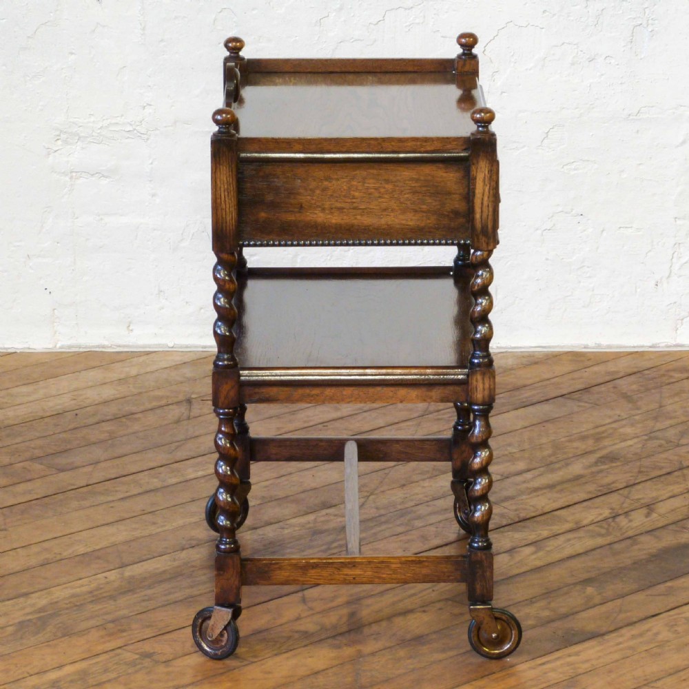 Oak Tea Trolley View VI