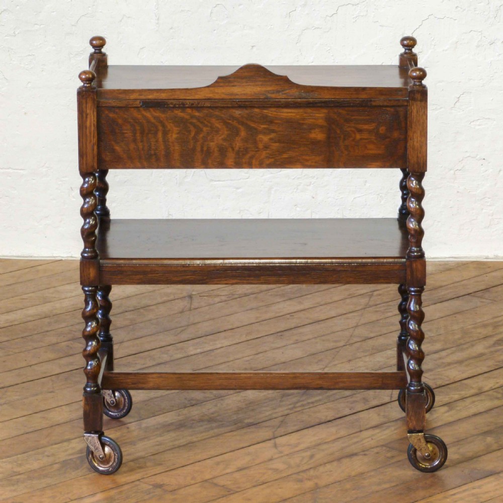 Oak Tea Trolley View VIII