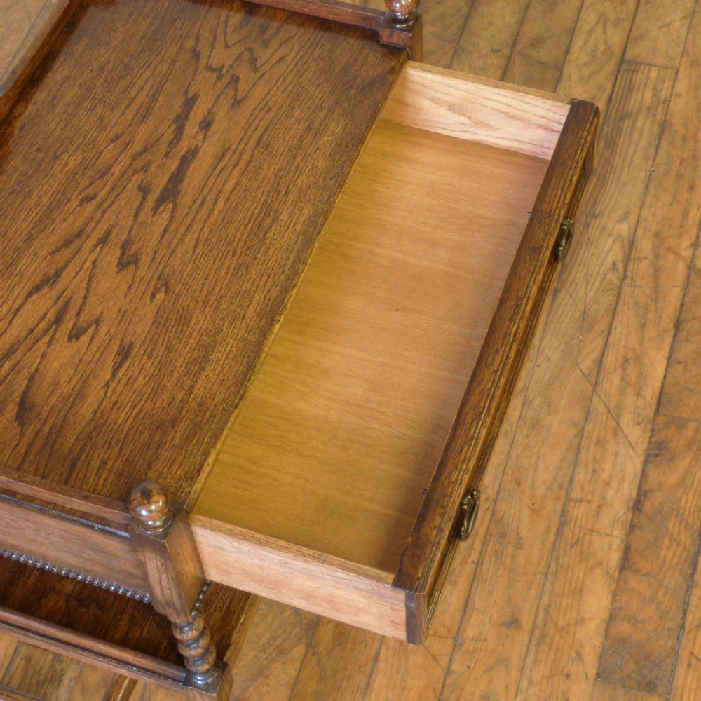 Oak Tea Trolley View XI