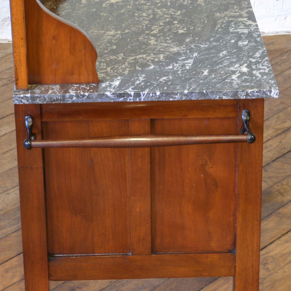 Edwardian Walnut Washstand View VII