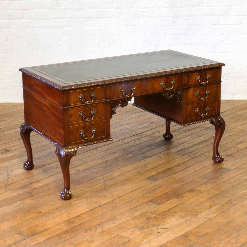 Chippendale Style Mahogany Writing Desk