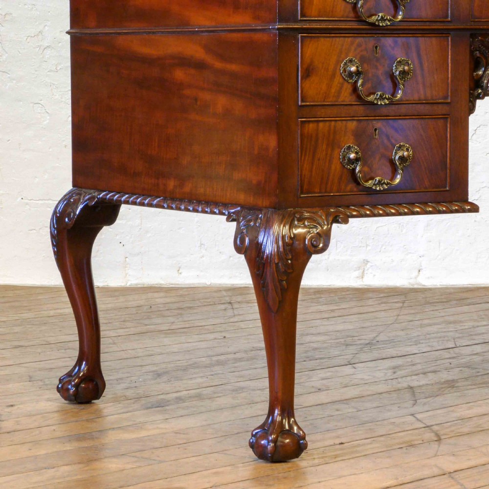 Chippendale Style Mahogany Writing Desk View VI