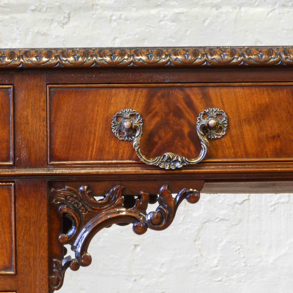 Chippendale Style Mahogany Writing Desk View VII