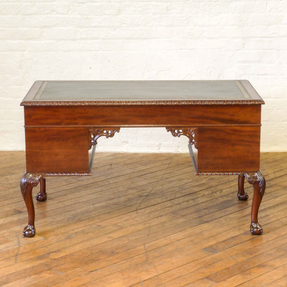 Chippendale Style Mahogany Writing Desk View XI