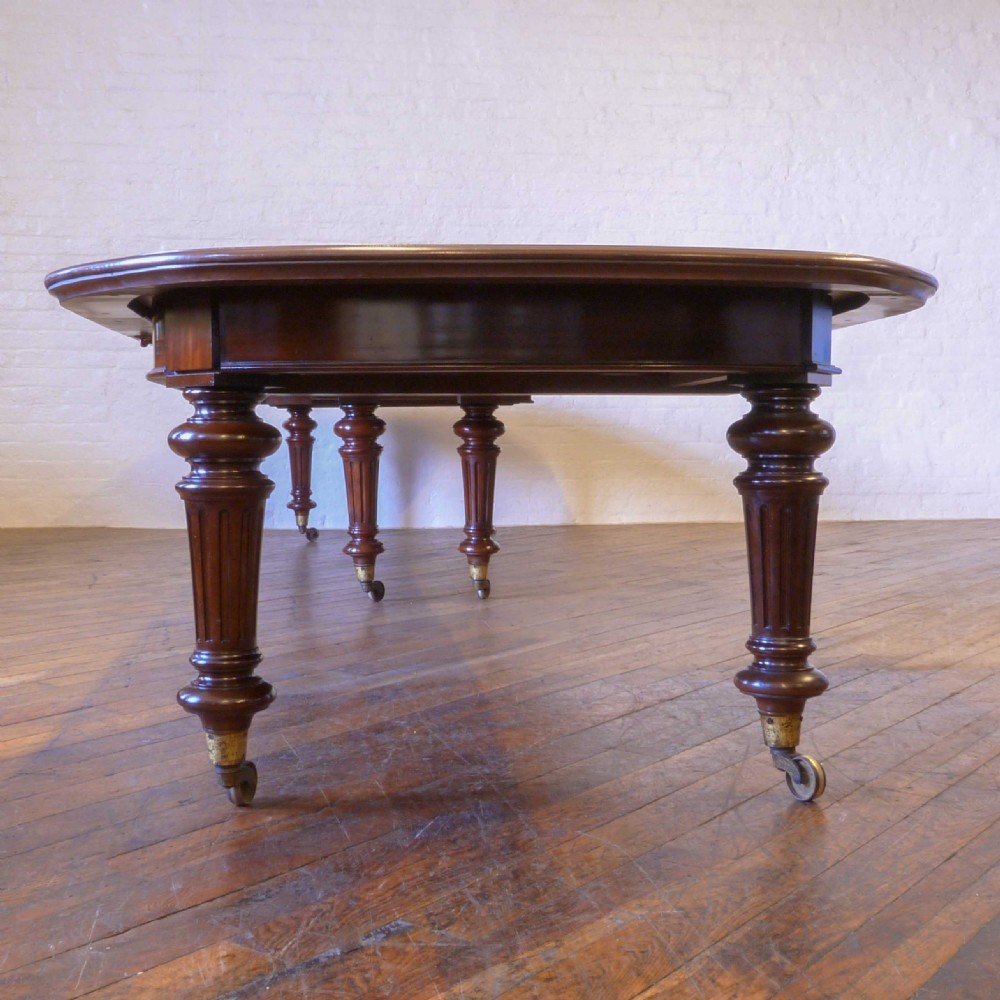 Victorian Extending Mahogany Table View V