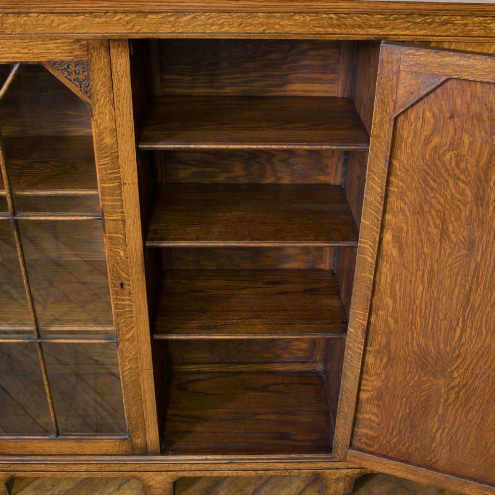 Oak Bookcase View VI