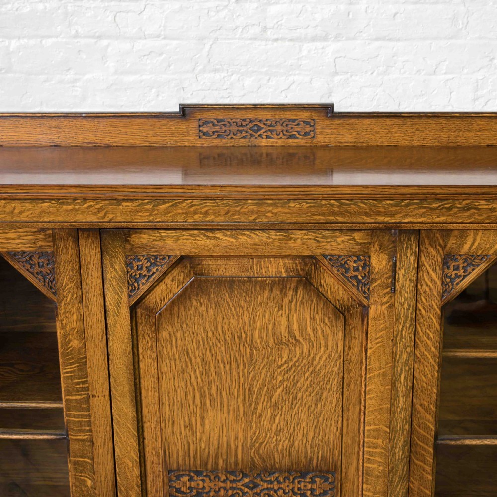 Oak Bookcase View VIII