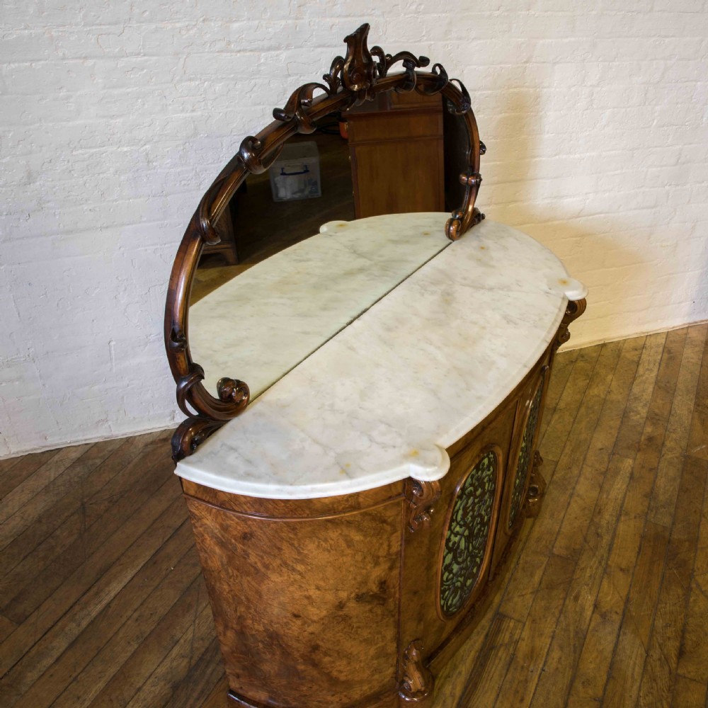 Victorian Walnut Chiffonier  View VIII