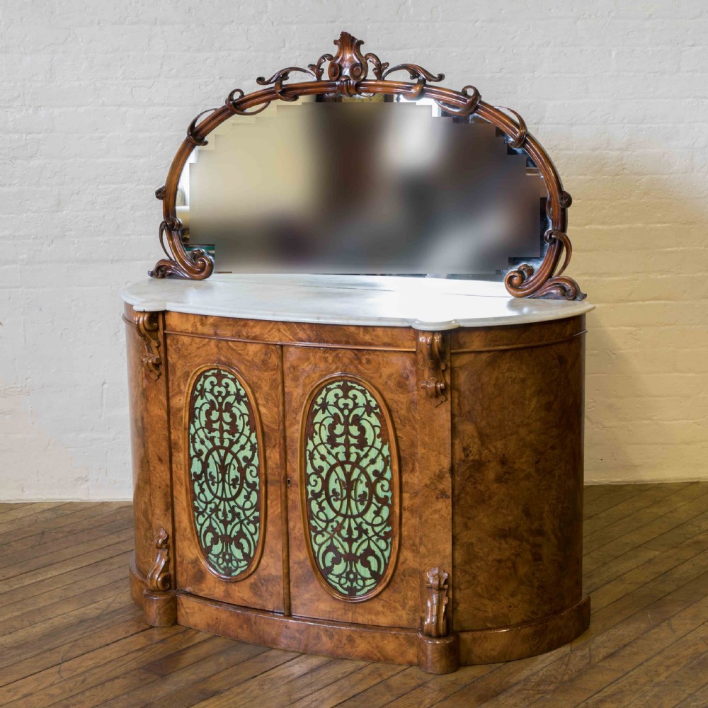 Victorian Walnut Chiffonier  View XIV