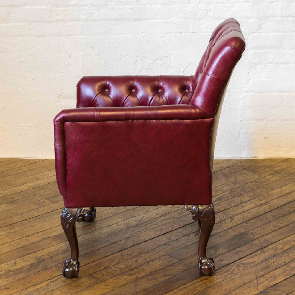 Victorian Gentleman's Library Armchair View IV