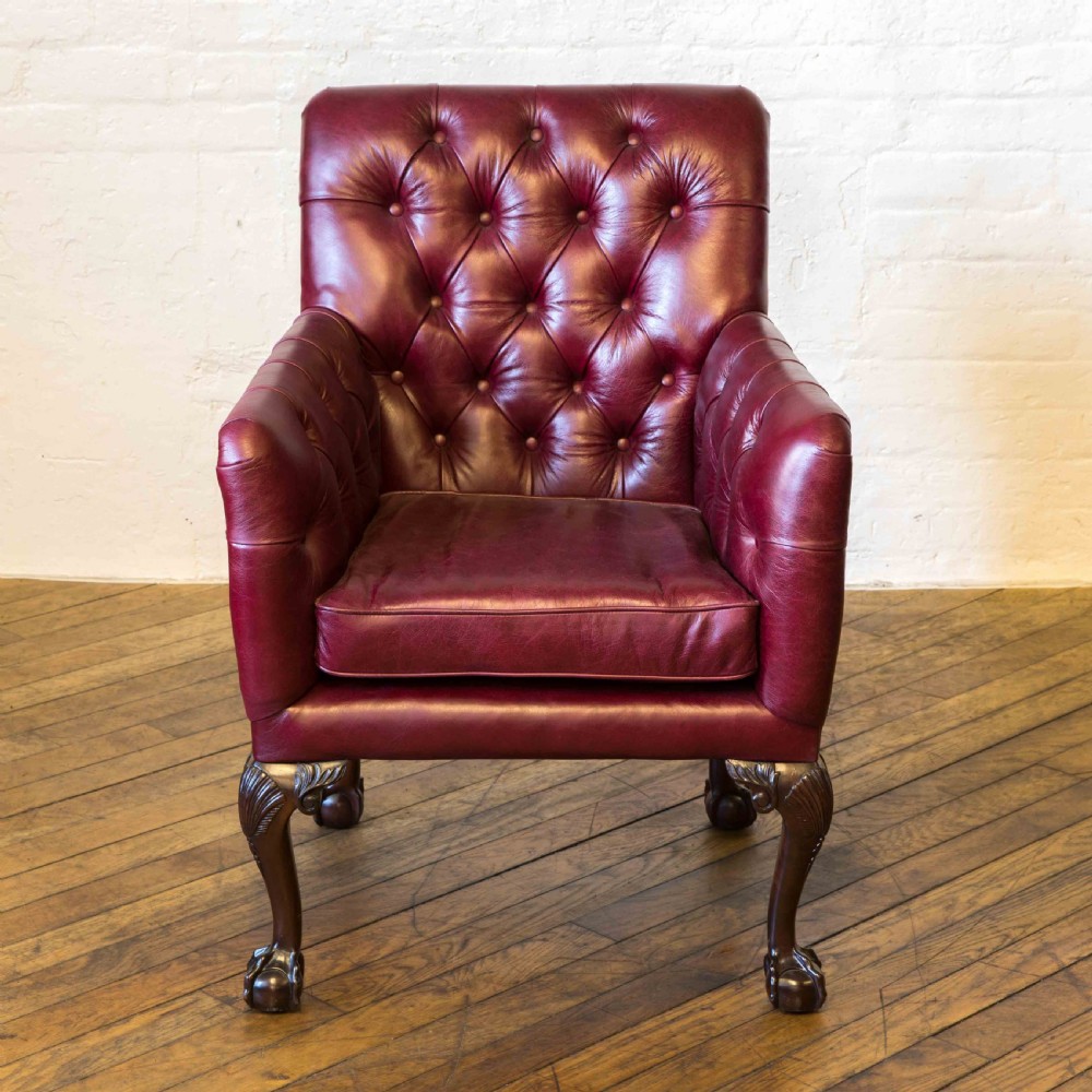 Victorian Gentleman's Library Armchair View VI
