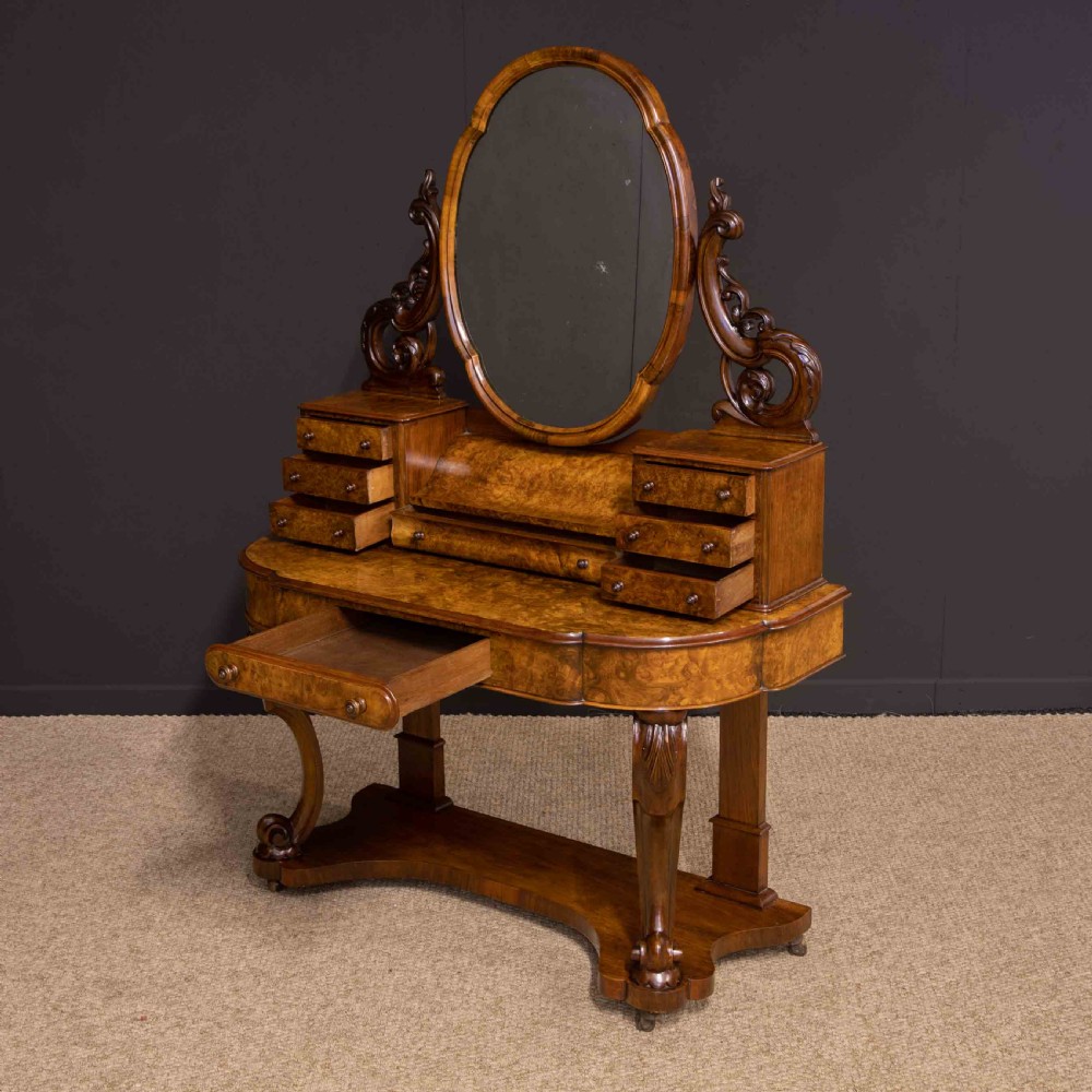 Victorian Burr Walnut Duchess Dressing Table View III