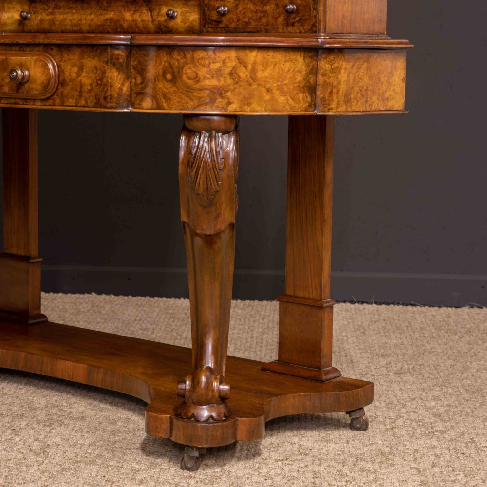 Victorian Burr Walnut Duchess Dressing Table View XIII