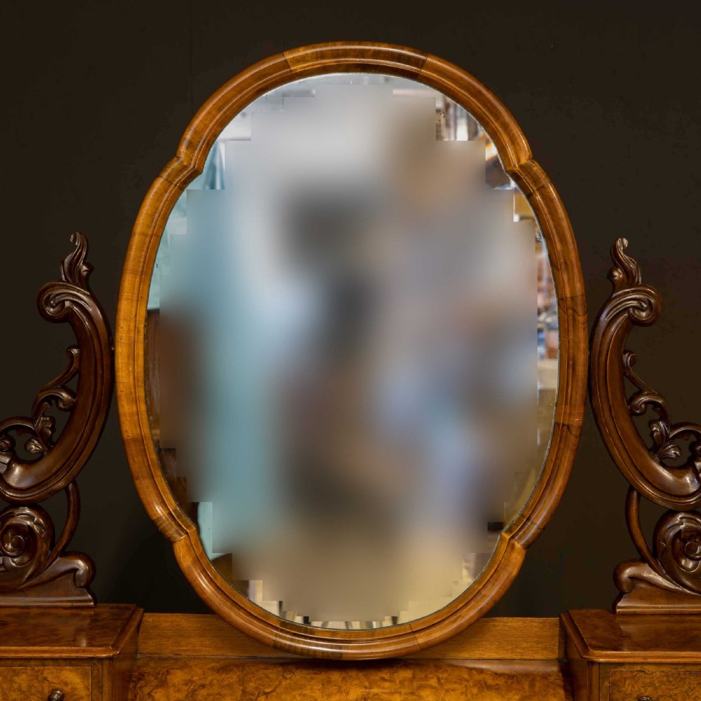 Victorian Burr Walnut Duchess Dressing Table View XVIII