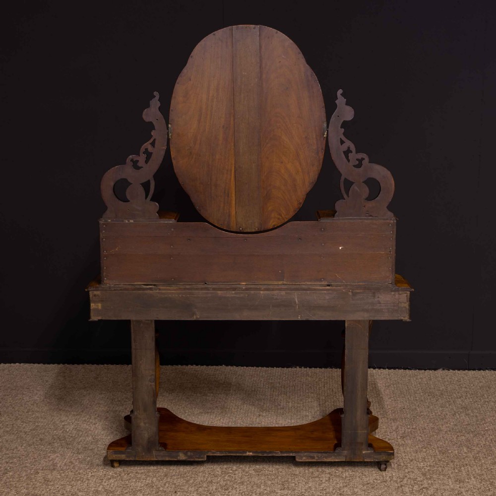 Victorian Burr Walnut Duchess Dressing Table View XXIV