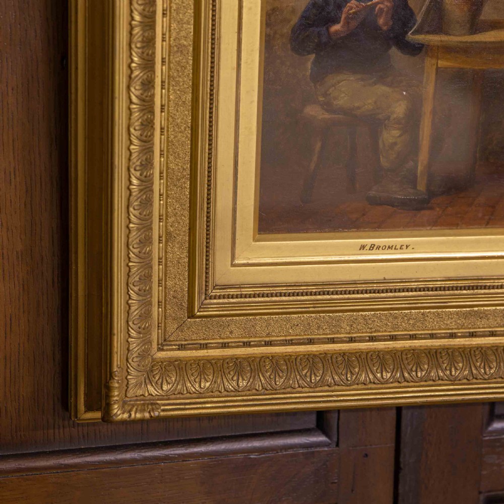 Victorian Oil on Canvas by William Bromley View II