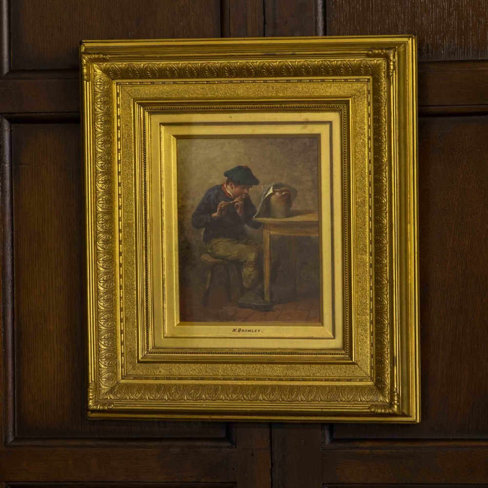 Victorian Oil on Canvas by William Bromley View III