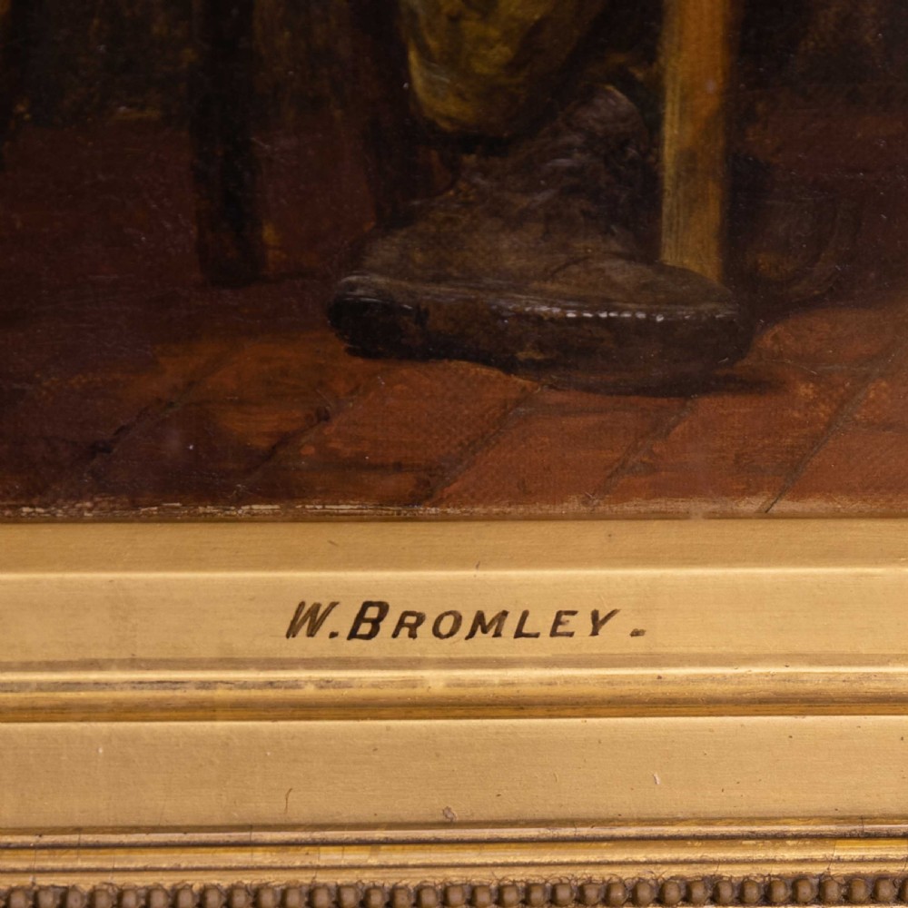 Victorian Oil on Canvas by William Bromley View IV