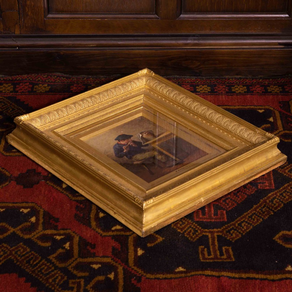 Victorian Oil on Canvas by William Bromley View XI