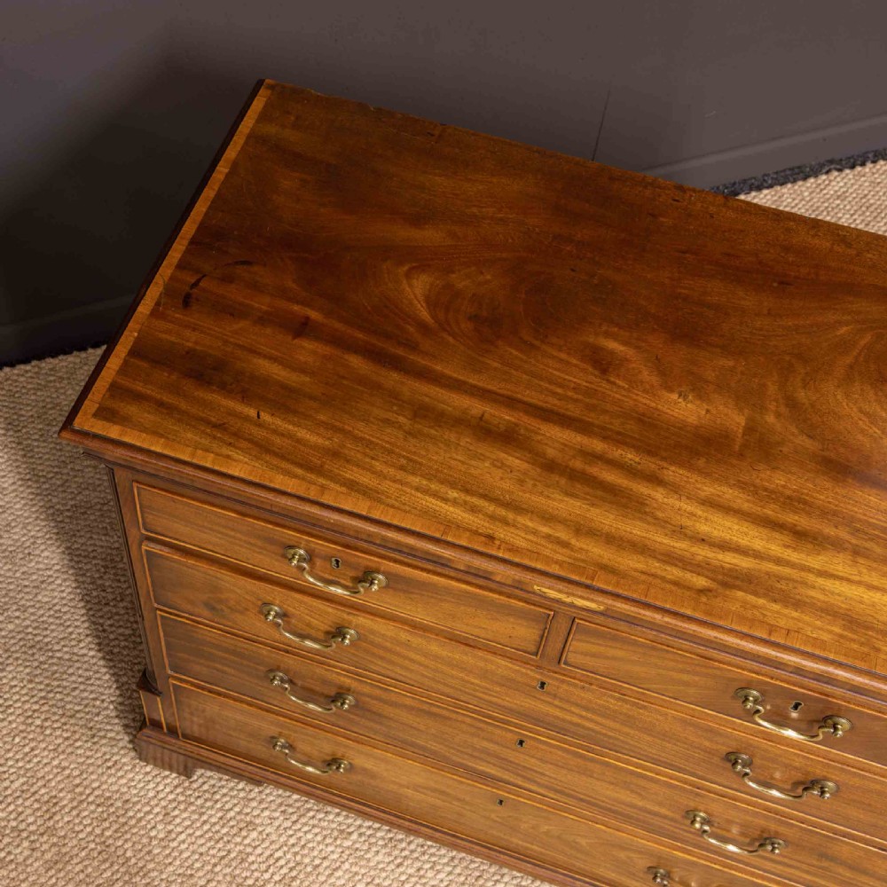 Small George 3rd Mahogany Chest of Drawers View XIII