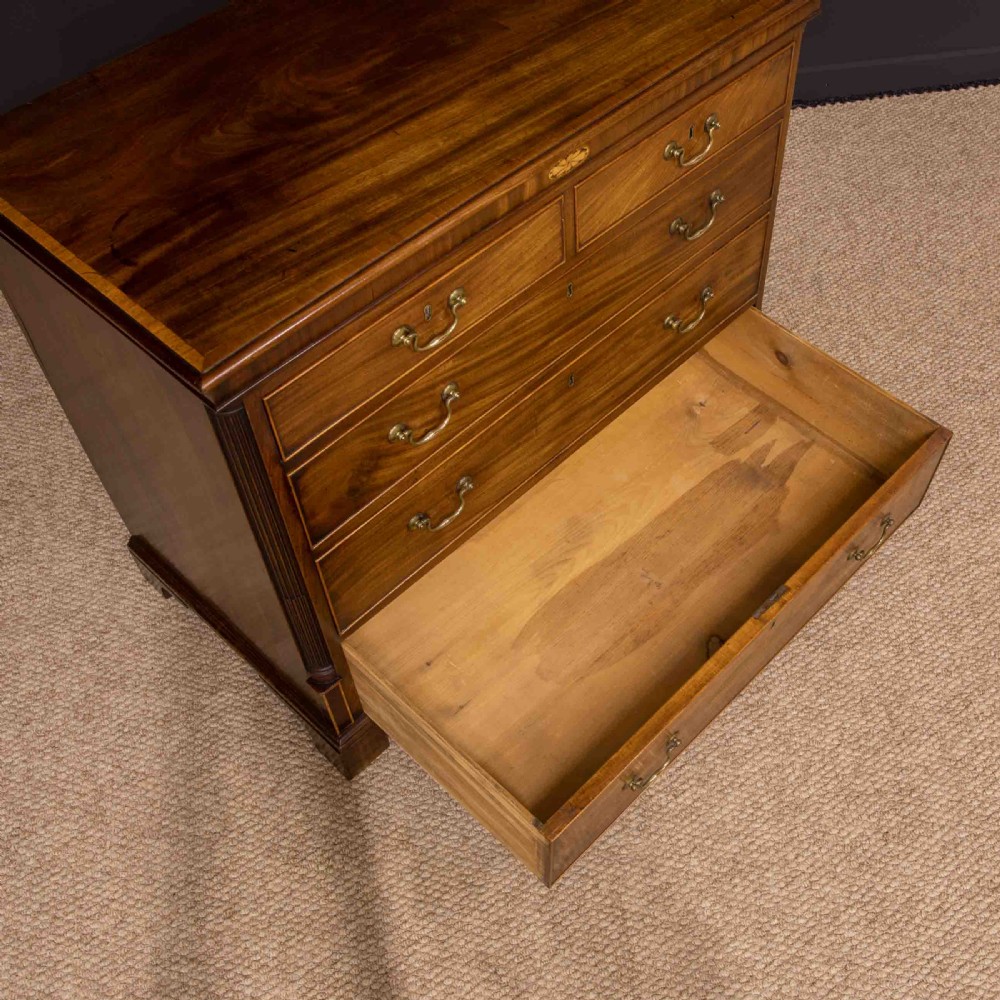 Small George 3rd Mahogany Chest of Drawers View XXI