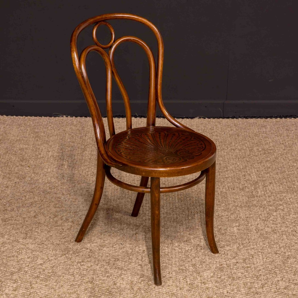 Set of Four Edwardian KOHN Bentwood Chairs View V