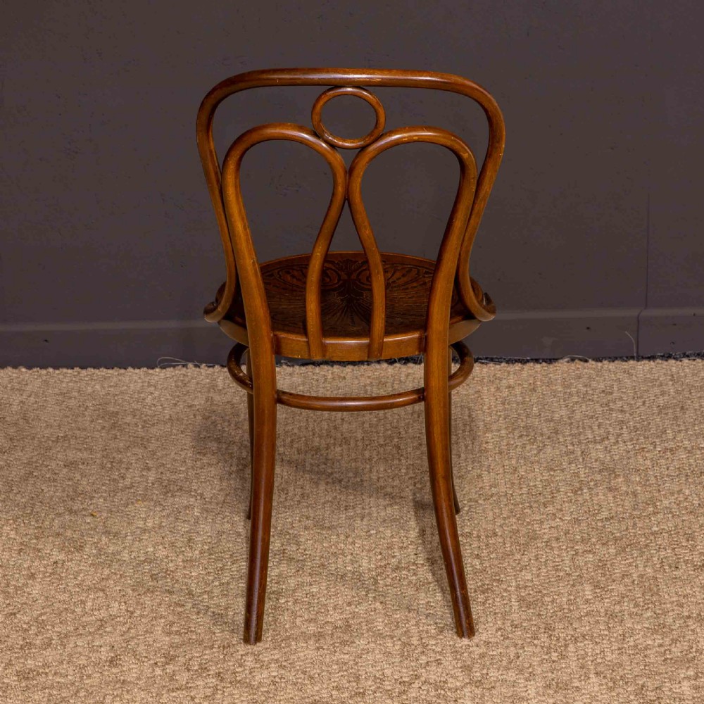 Set of Four Edwardian KOHN Bentwood Chairs View X