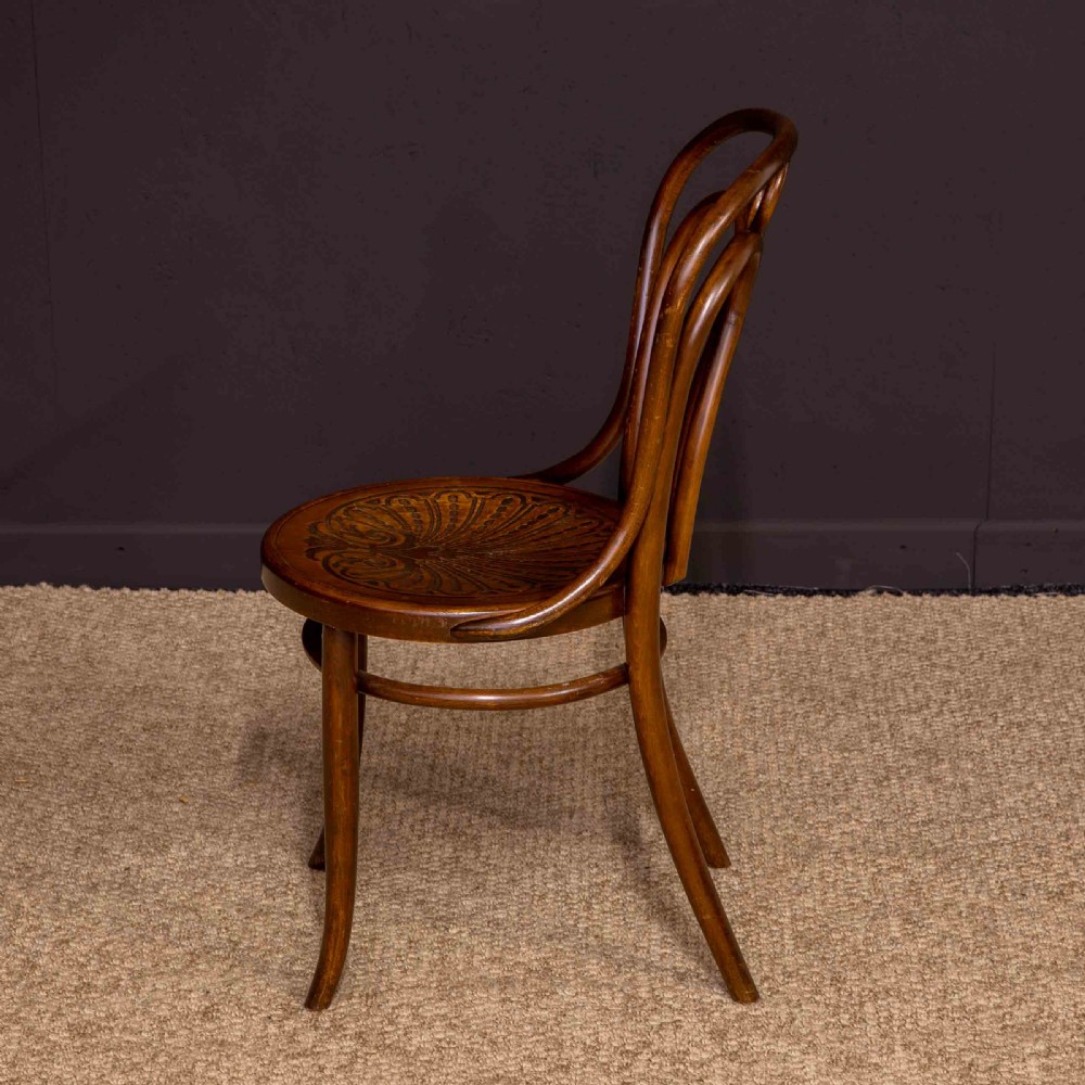 Set of Four Edwardian KOHN Bentwood Chairs View XI