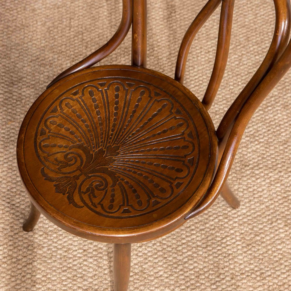 Set of Four Edwardian KOHN Bentwood Chairs View XIII