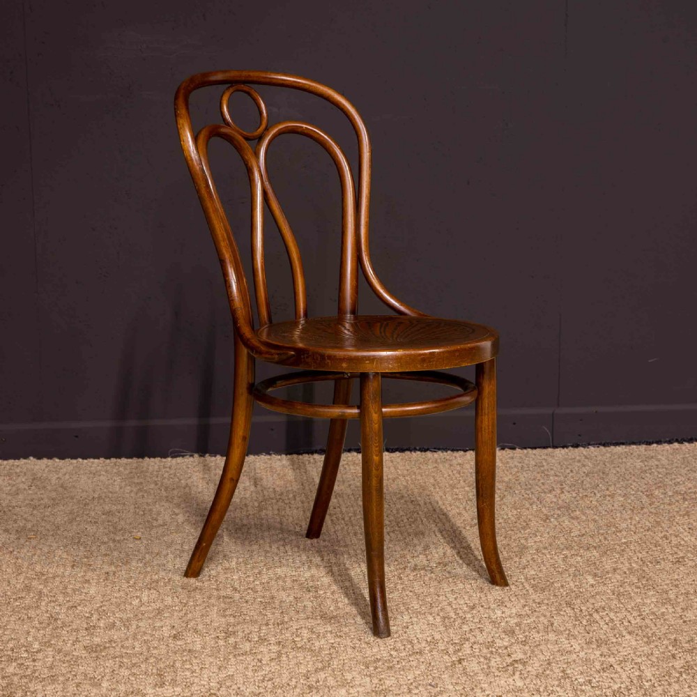 Set of Four Edwardian KOHN Bentwood Chairs View XV